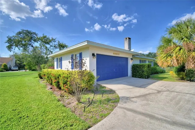 a view of a room with a chandelier