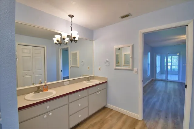 a view of a porch with a door