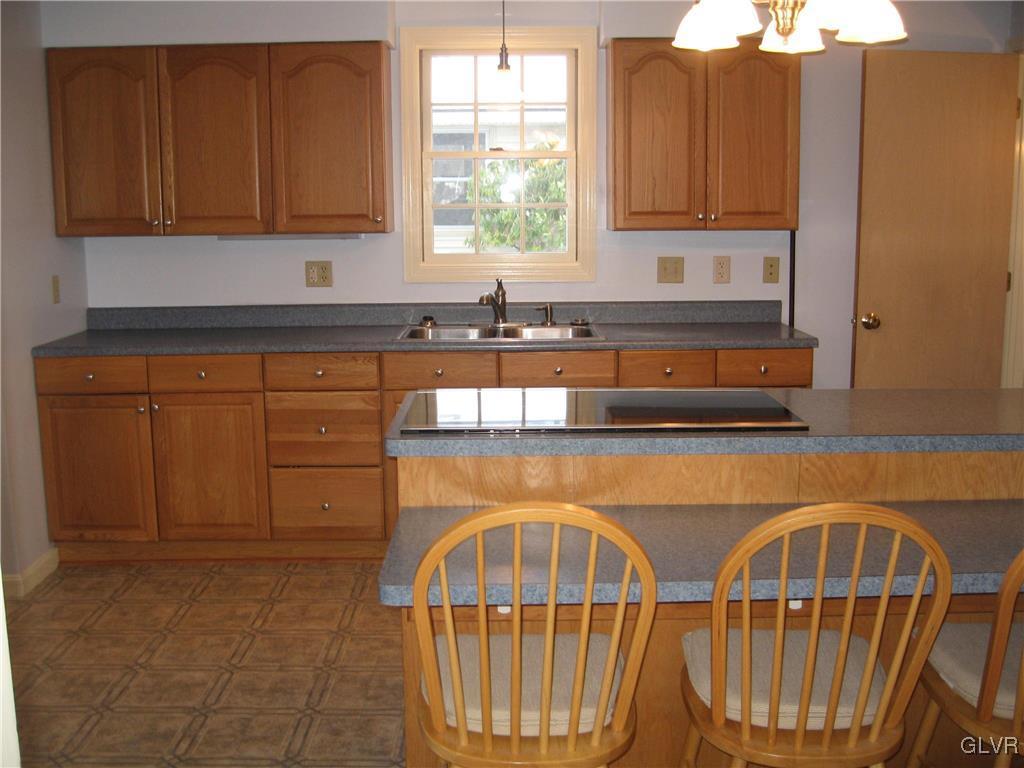 2009 Springtown Hill Road Hellertown, PA 18055 - Photo 5 of 39 a kitchen with stainless steel appliances granite countertop a sink a microwave cabinets and a window