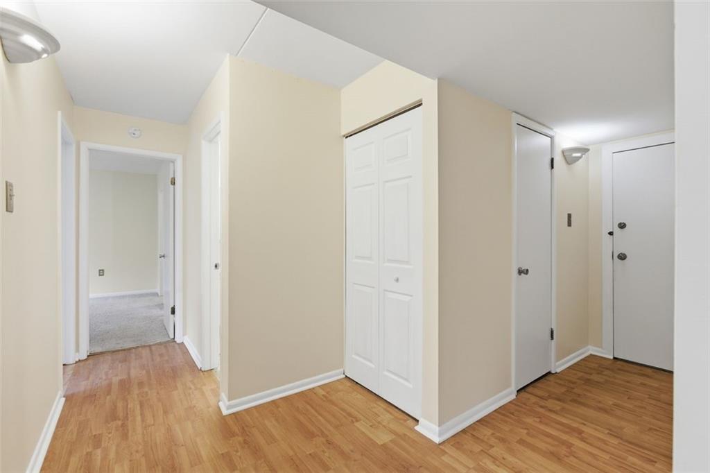 2160 Greentree Road, Unit 405W Pittsburgh, PA 15220 - Photo 7 of 32 a view of hallway with wooden floor