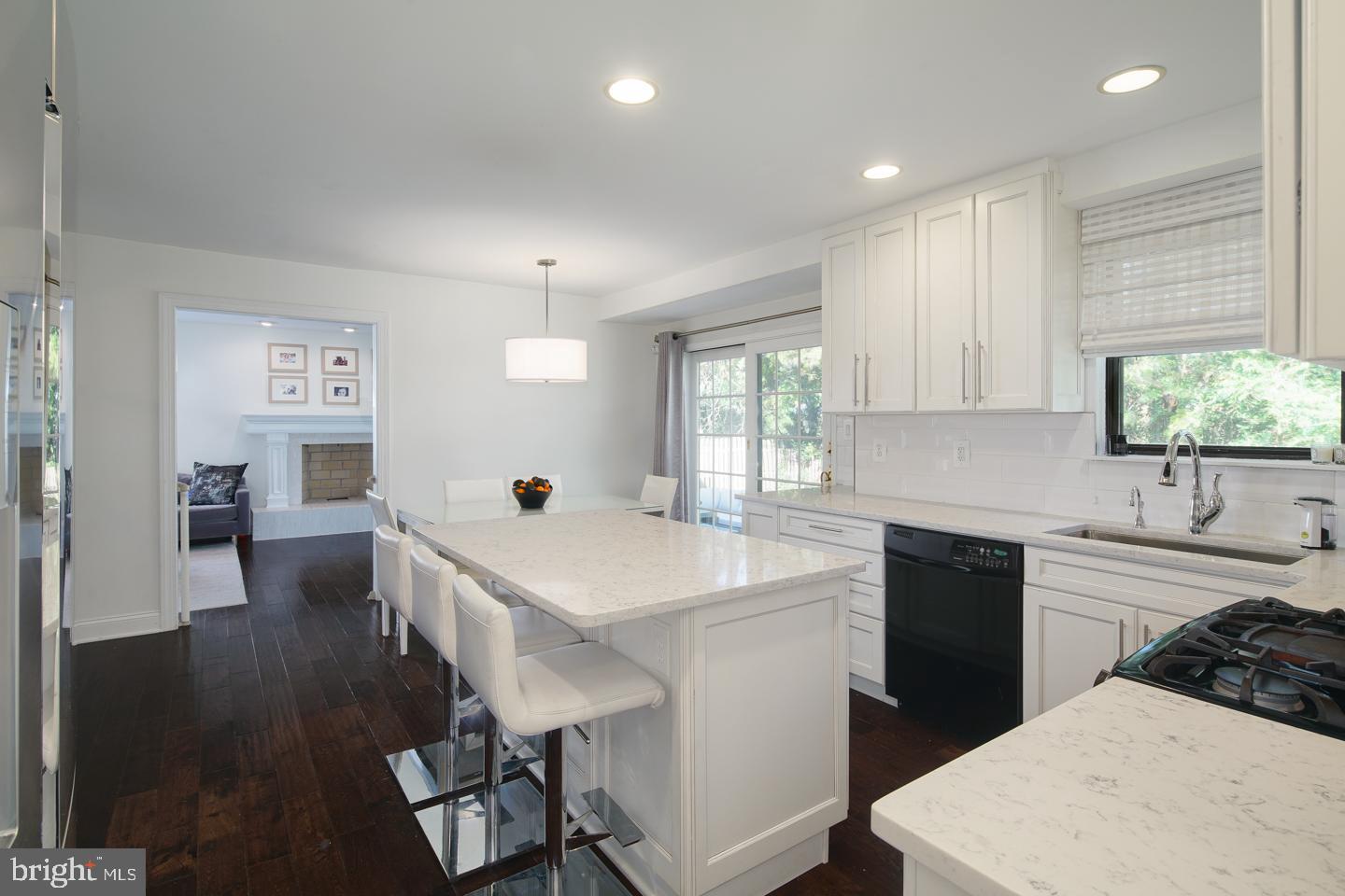 629 Greythorne Road Wynnewood, PA 19096 - Photo 10 of 23 Eat in Kitchen with Breakfast Bar