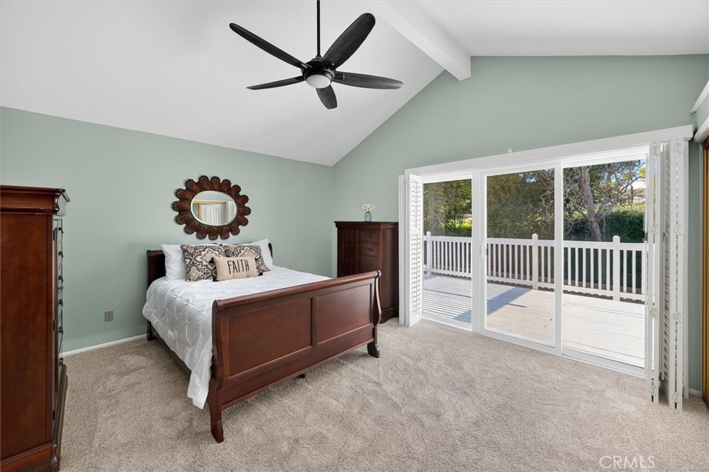 19447 Old Friend Road Canyon Country, CA 91351 - Photo 28 of 46 Primary Bedroom with Sliding Door to Balcony