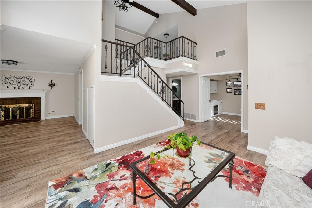 19447 Old Friend Road Canyon Country, CA 91351 - Photo 7 of 46 Living Room open to Family Room & Downstairs Bedroom