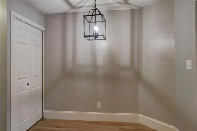 a view of a decorative light in a hallway