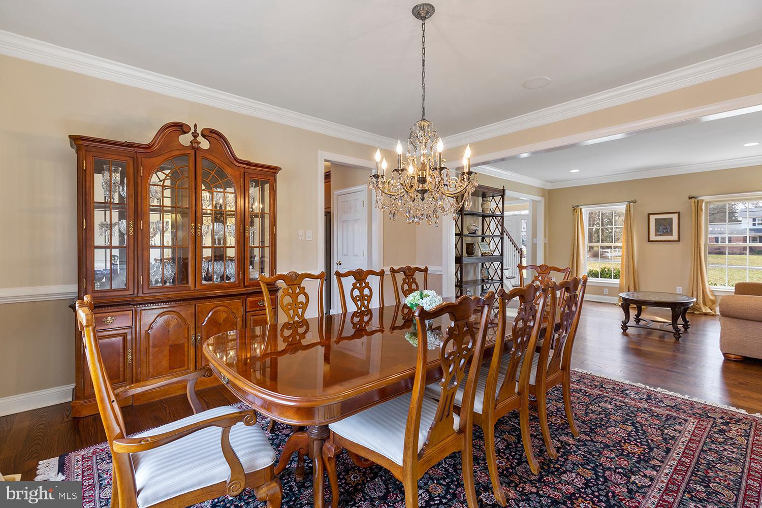 36 Pine Valley Road Doylestown, PA 18901 - Photo 7 of 43 Open flow between dining room and living room