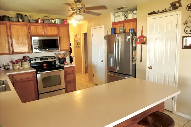 a view of lake with green space