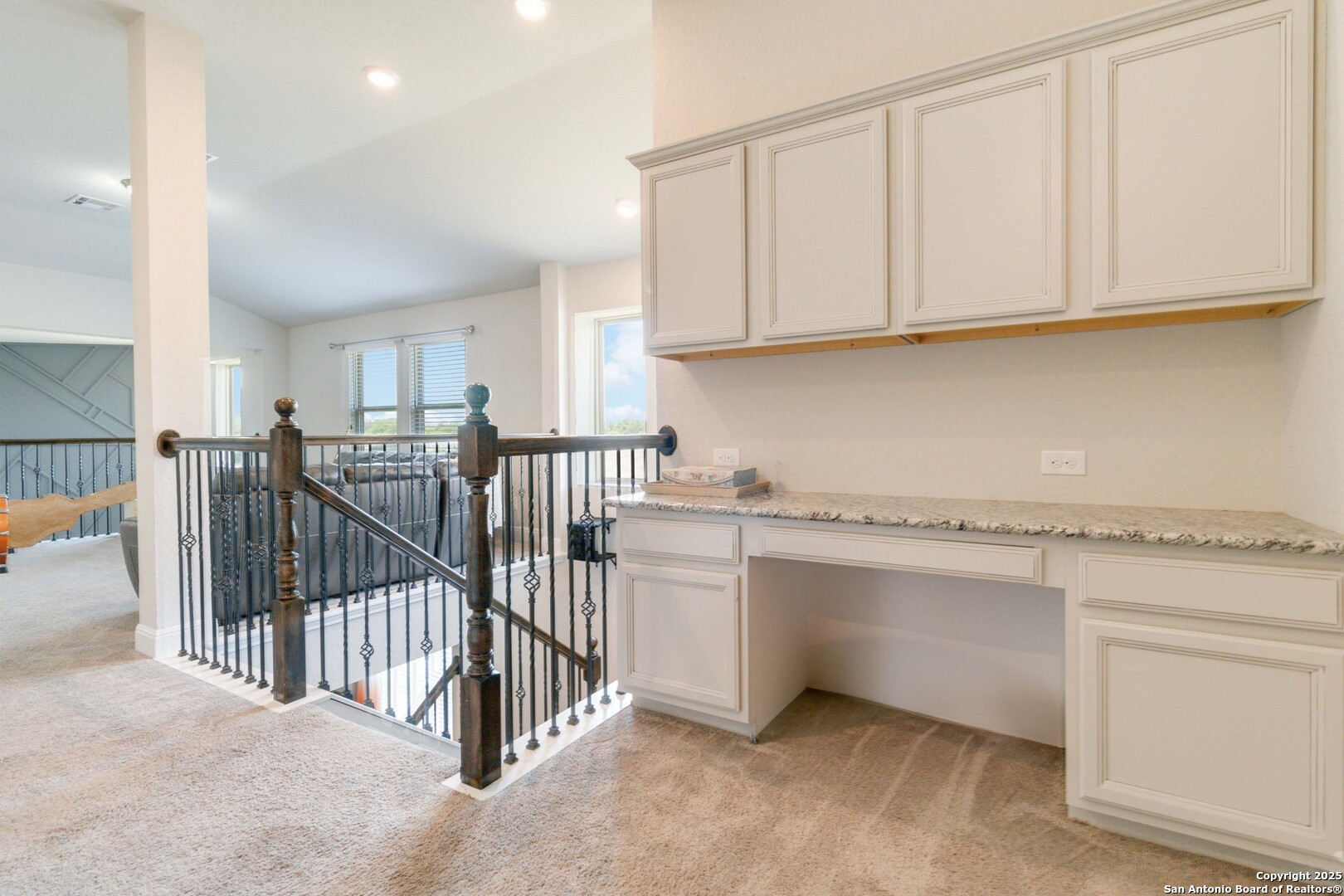2210 Castello Way San Antonio, TX 78259 - Photo 30 of 48 a kitchen with white cabinets