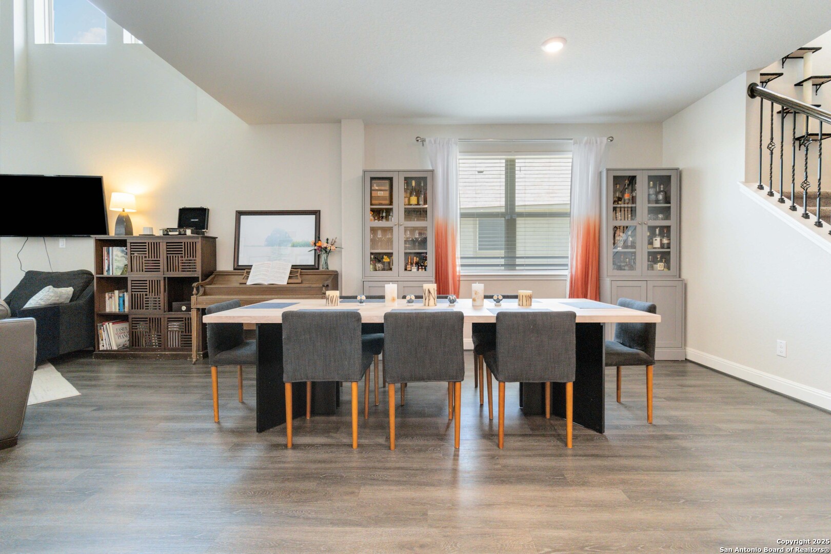 2210 Castello Way San Antonio, TX 78259 - Photo 6 of 48 a view of a dining room with furniture and wooden floor