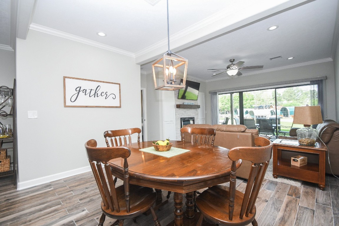 500 River Road, Unit 101 Montgomery, TX 77356 - Photo 5 of 27 Dining area with space to expand a large number of guests