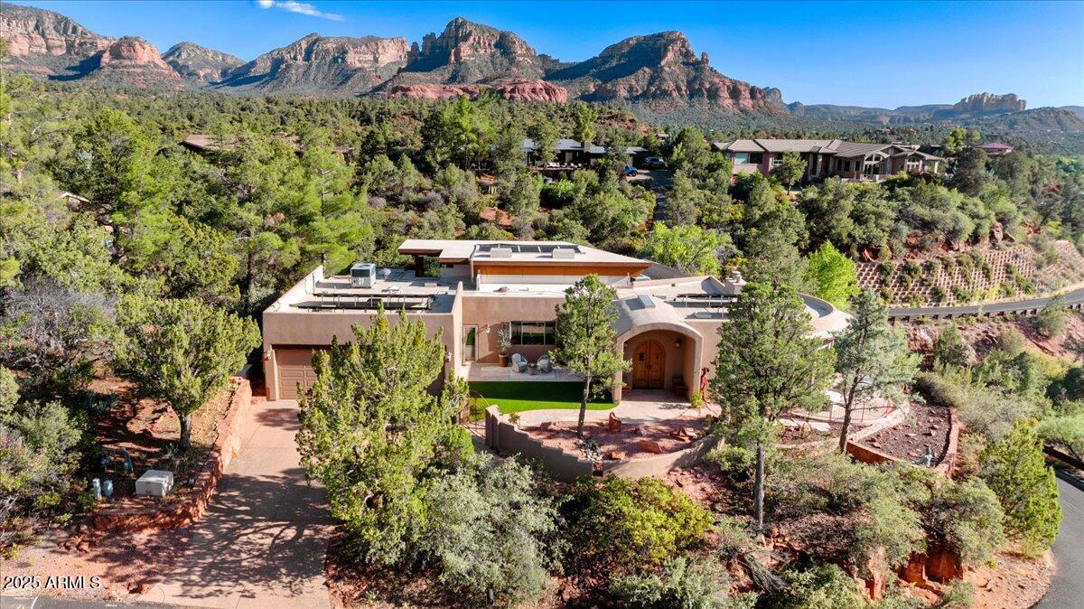 145 Highland Road Sedona, AZ 86336 - Photo 12 of 62 01-Aerial