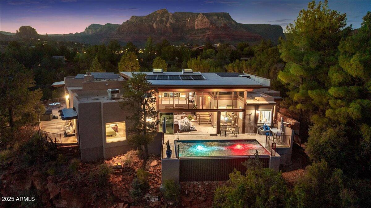 145 Highland Road Sedona, AZ 86336 - Photo 3 of 62 61-Aerial