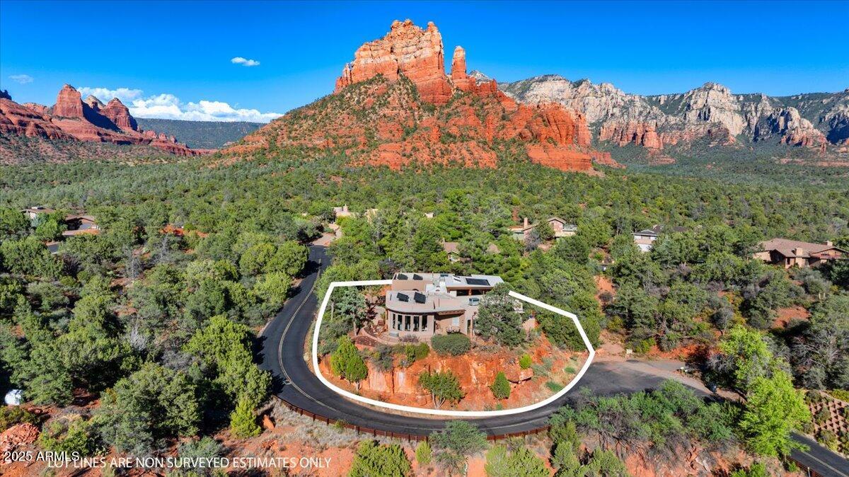 145 Highland Road Sedona, AZ 86336 - Photo 60 of 62 43-Aerial