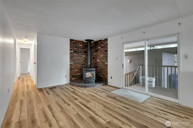 a bathroom with a sink and a shower