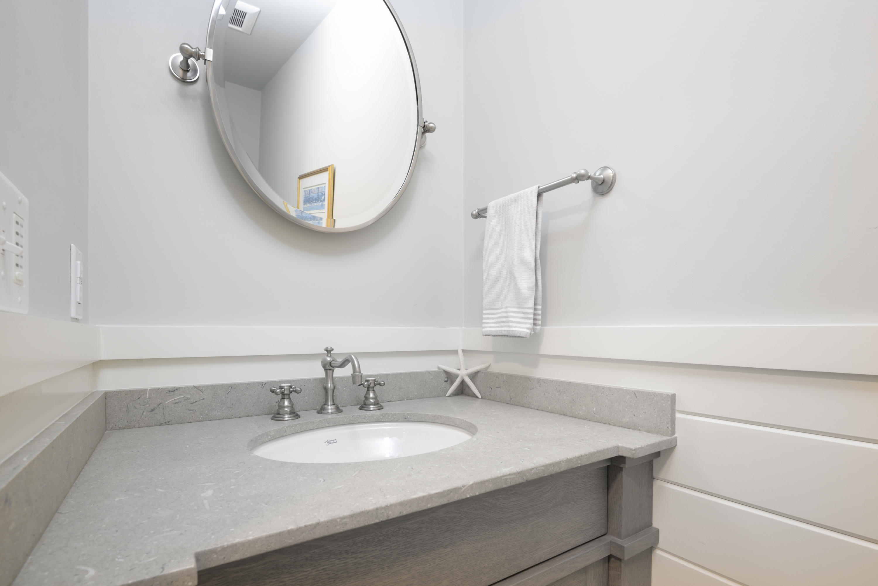 84 Old Dock Road Falmouth, MA 02540 - Photo 16 of 36 a bathroom with a sink and a mirror