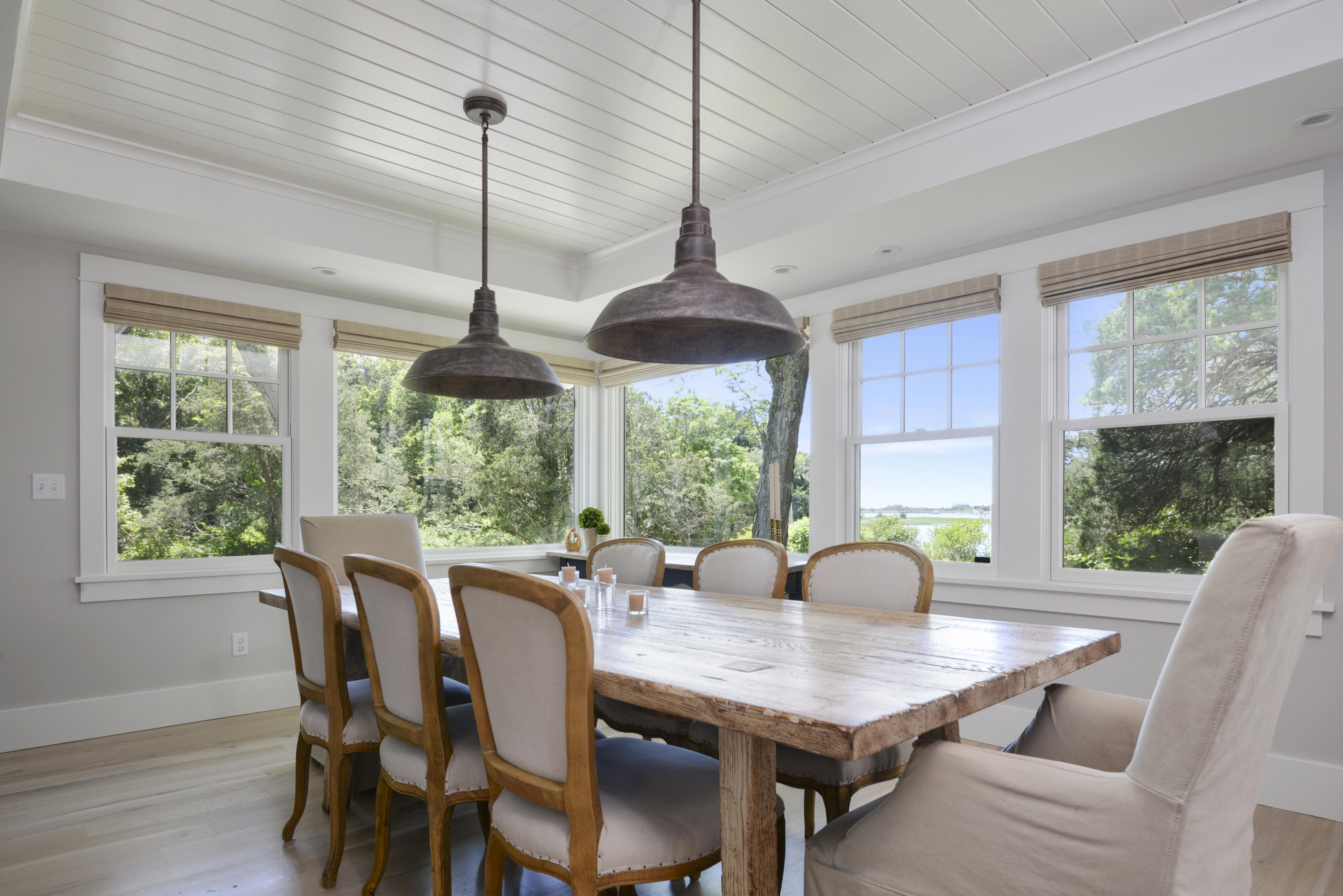 84 Old Dock Road Falmouth, MA 02540 - Photo 9 of 36 a view of a dining room with furniture window and outside view
