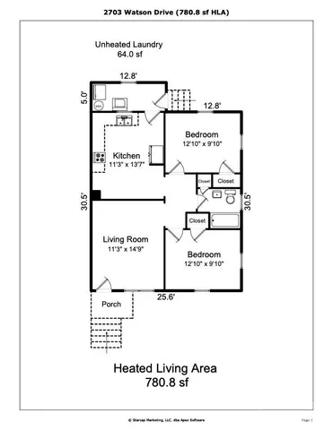 $1,295 | 2701 Watson Drive, Unit 2703, Charlotte, NC 28208