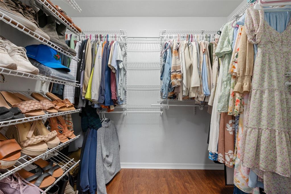 5326 Southwest 83 Terrace Gainesville, FL 32608 - Photo 25 of 40 a view of walk in closet with clothes and shoes