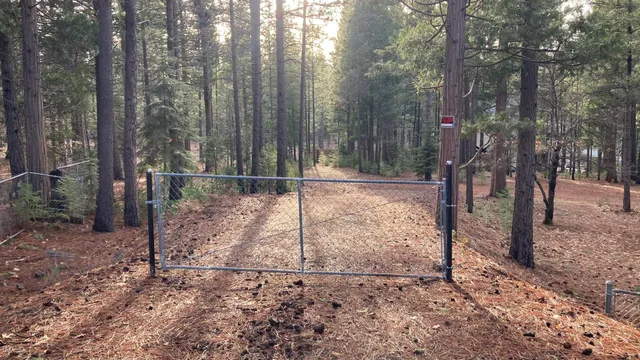 a backyard of a house