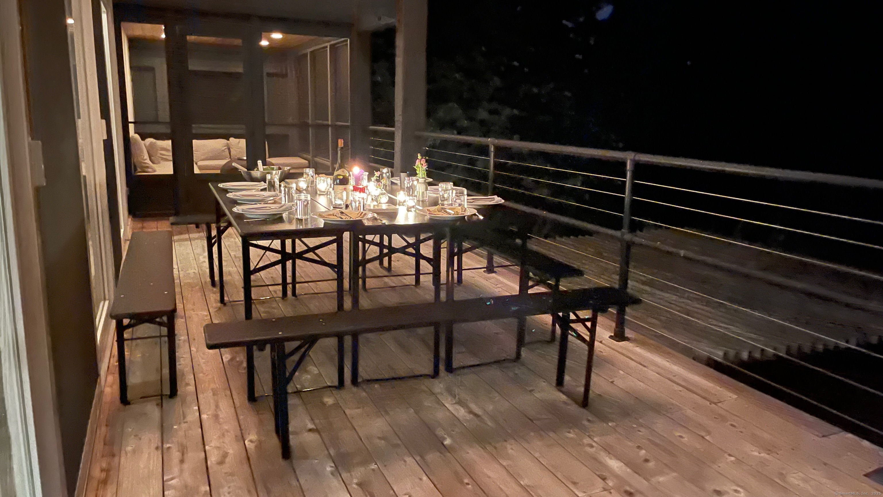 58 Wells Hill Road Weston, CT 06883 - Photo 15 of 38 a view of a dinning tables and chairs in the terrace