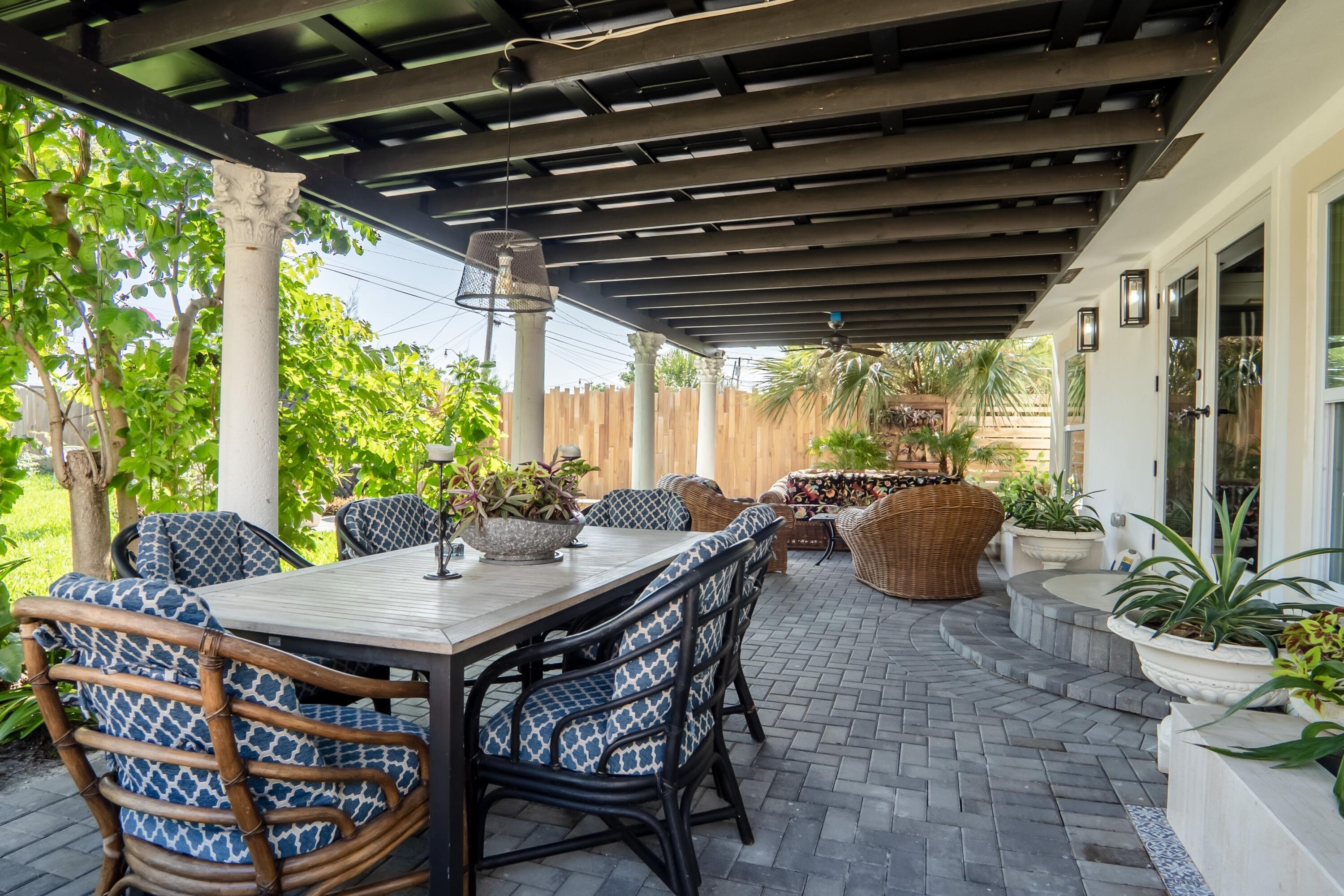 507 Minnesota Street Lantana, FL 33462 - Photo 20 of 28 pergola/dining