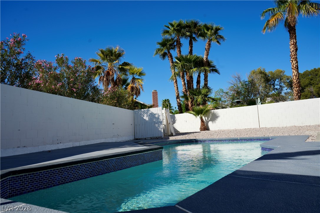 2351 Valleywood Road Henderson, NV 89014 - Photo 39 of 43 View of swimming pool with a fenced backyard and patio surround