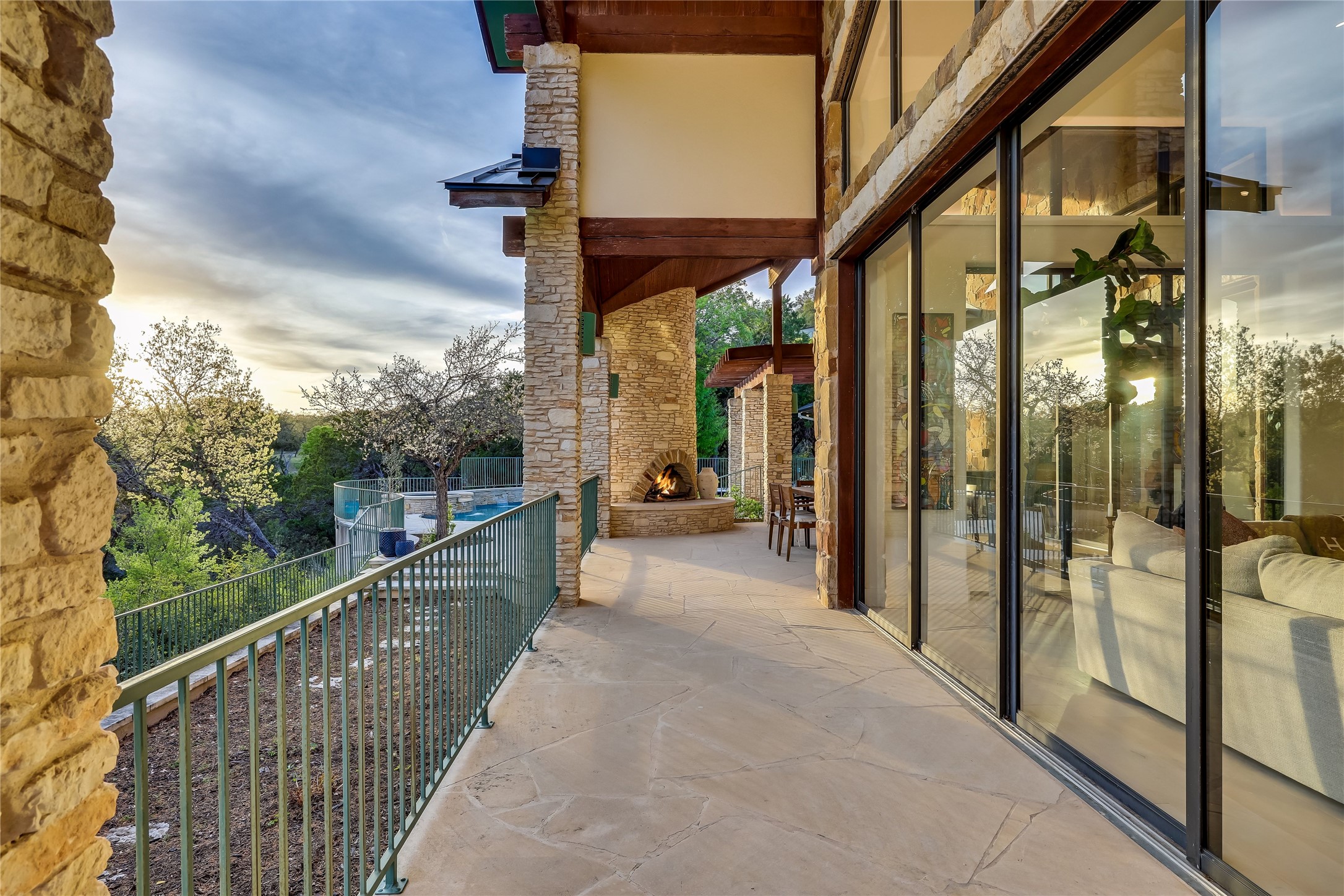 1016 Wild Basin Ledge Austin, TX 78746 - Photo 26 of 38 Terrace connects throughout