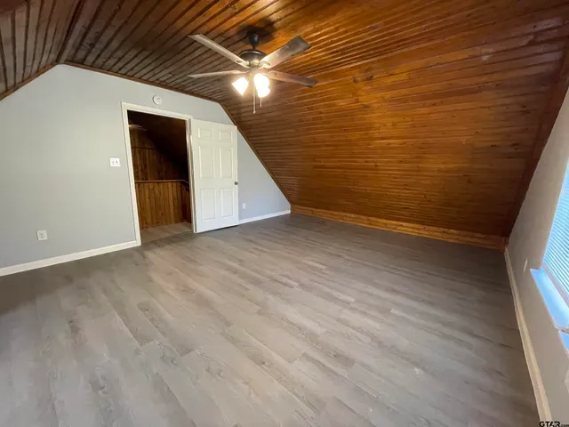 a view of a hallway with entryway