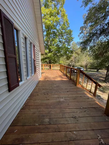 a view of a house with a deck