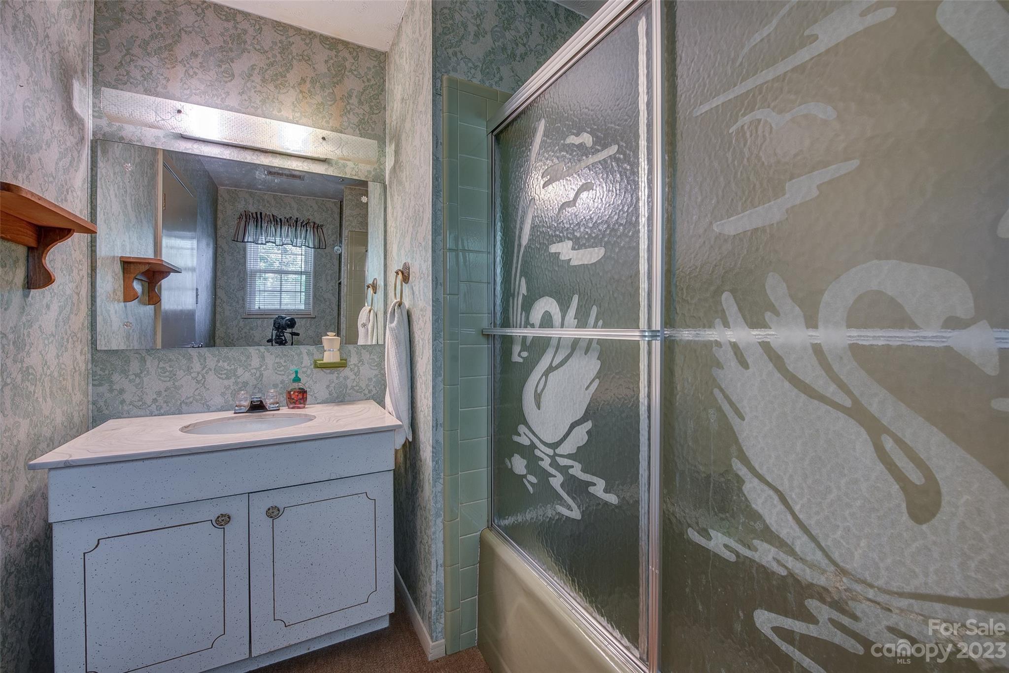 2141 New Prospect Church Road Shelby, NC 28150 - Photo 18 of 43 a bathroom with a sink and mirror