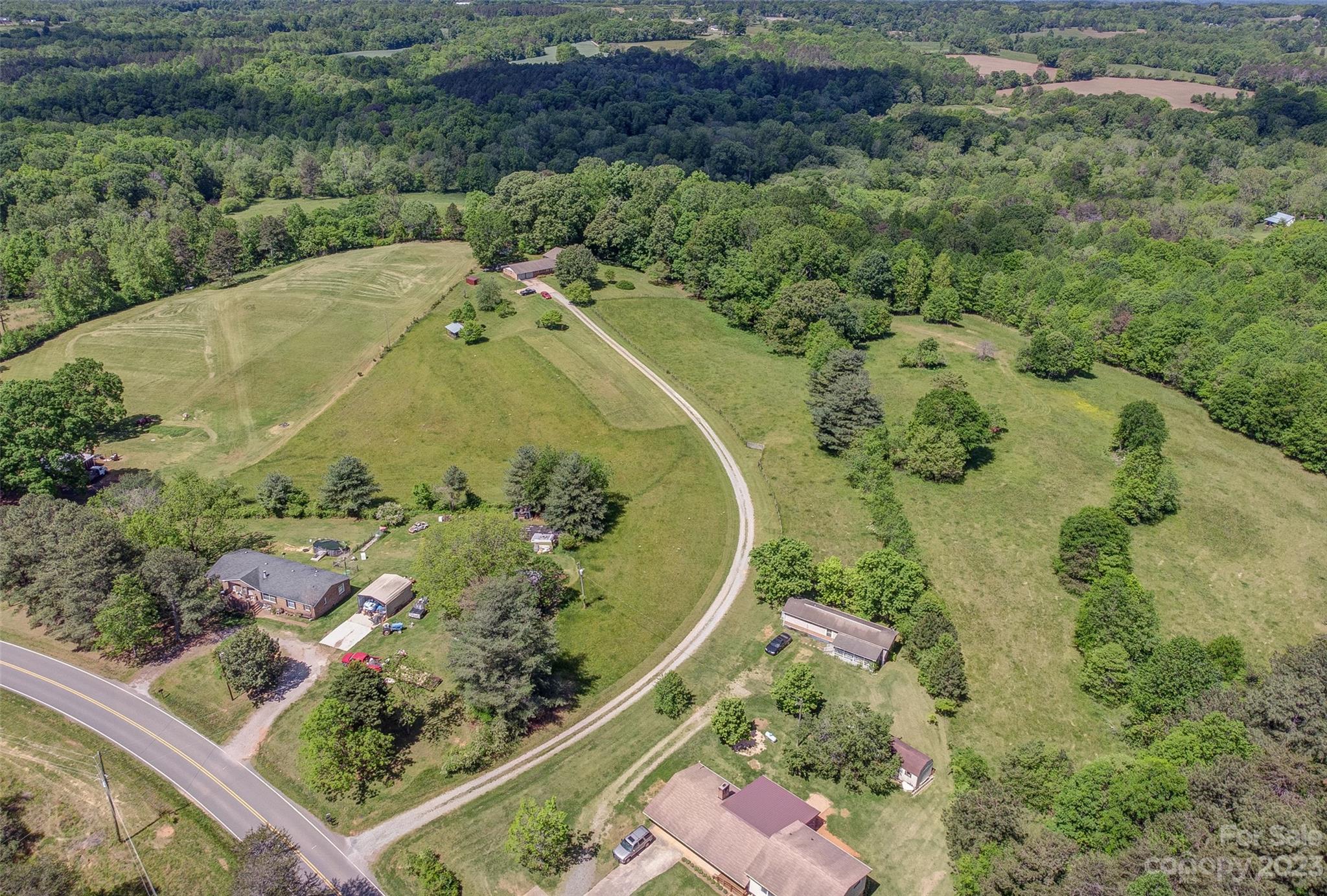 2141 New Prospect Church Road Shelby, NC 28150 - Photo 27 of 43 an aerial view of a swimming pool