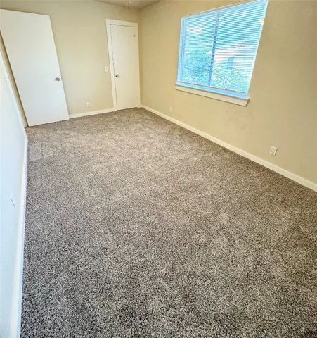 a close view of closet