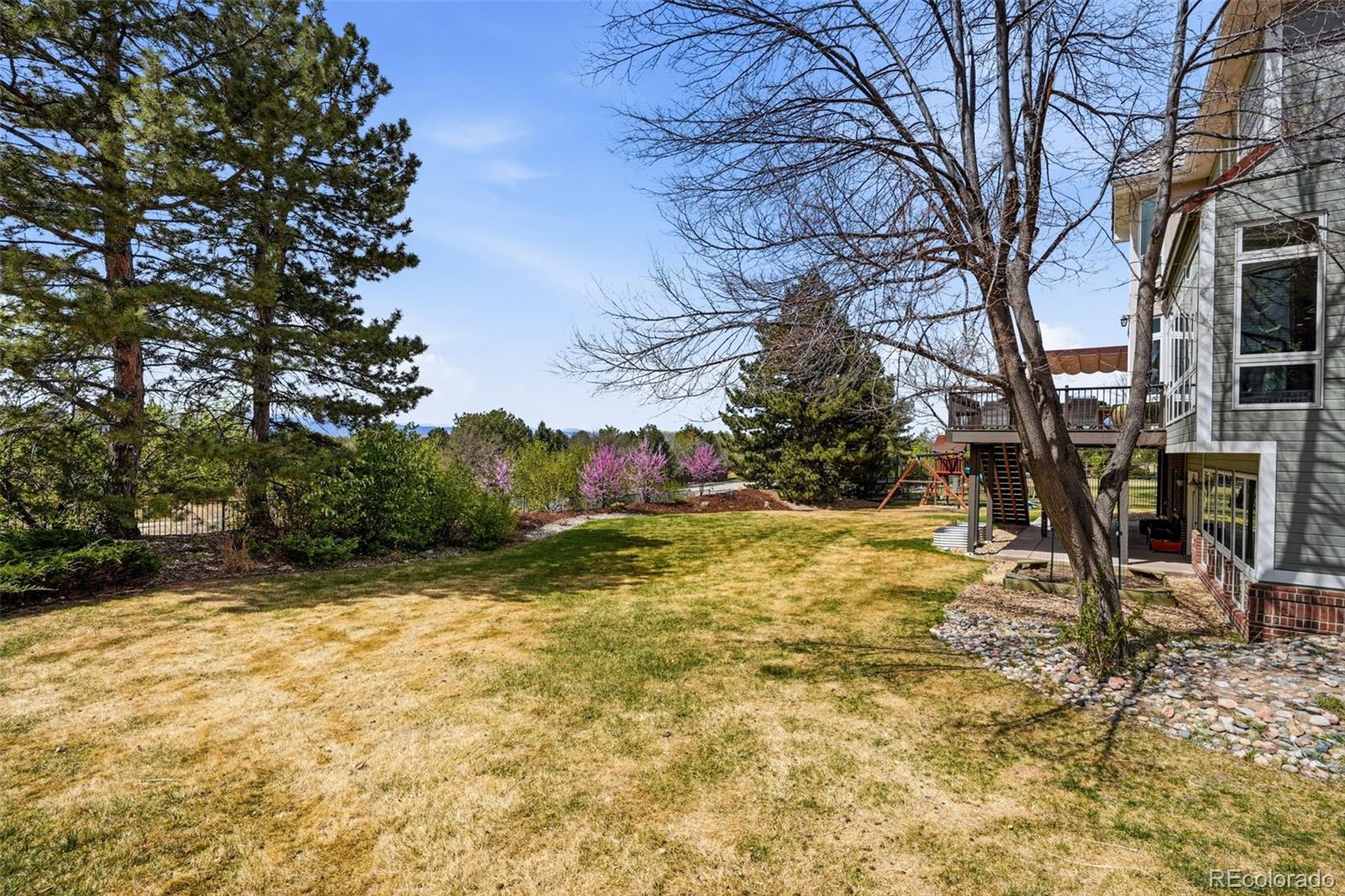77 Falcon Hills Drive Highlands Ranch, CO 80126 - Photo 39 of 43 a view of backyard of the house
