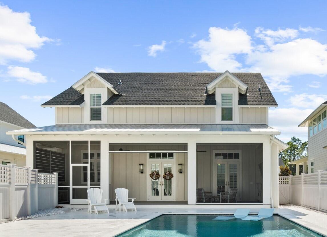 92 Rosecourt Street Inlet Beach, FL 32461 - Photo 47 of 65 front view of a house with a yard