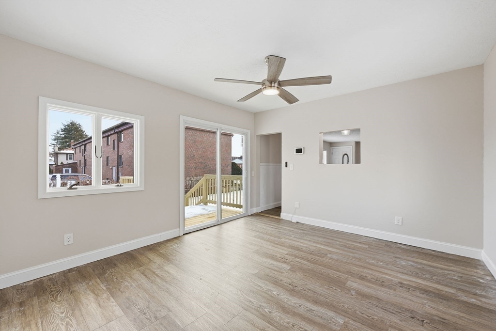 2 Cycle Street Westfield, MA 01085 - Photo 11 of 30 a view of empty room with wooden floor and fan
