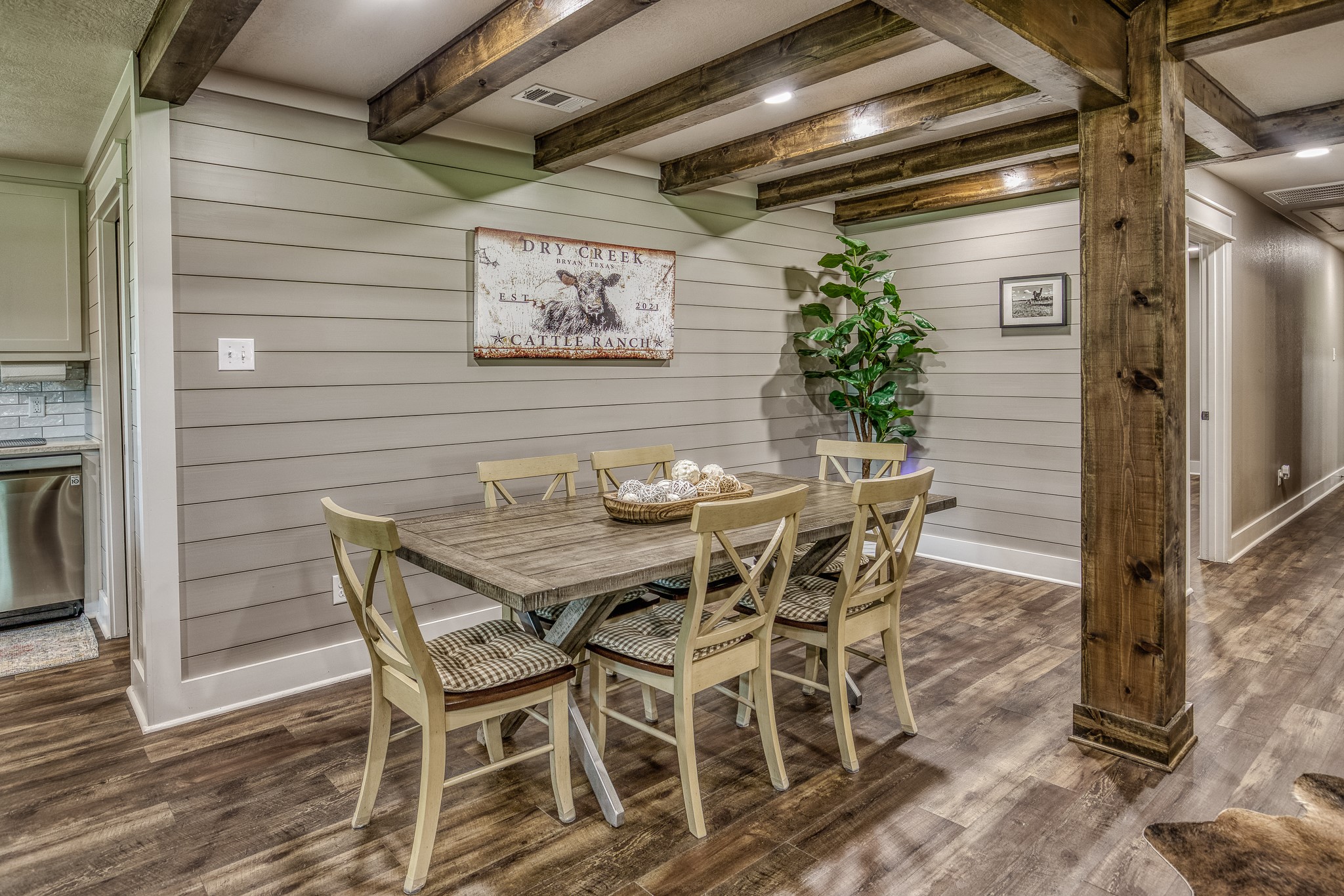 5344 Andert Road Bryan, TX 77808 - Photo 12 of 50 a patio with table and chairs and potted plants