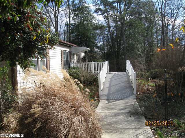 2501 Juniper Road Prince George, VA 23875 - Photo 3 of 8 Exterior Front - Walkway and ramp entrance