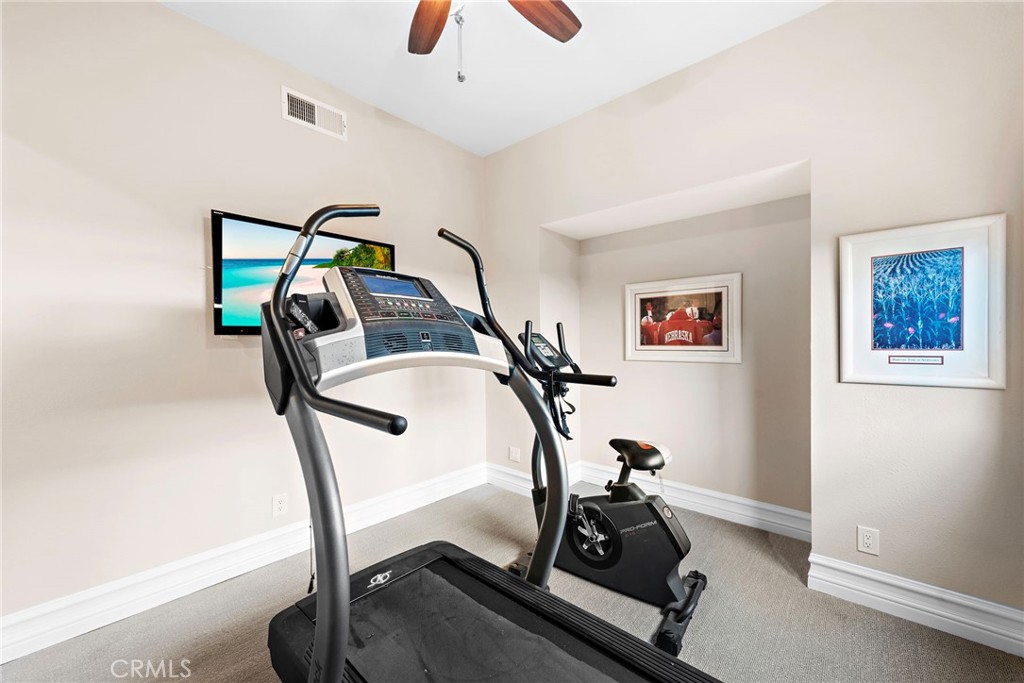 18651 Topanga Canyon Road Silverado, CA 92676 - Photo 43 of 55 garage turned workout room