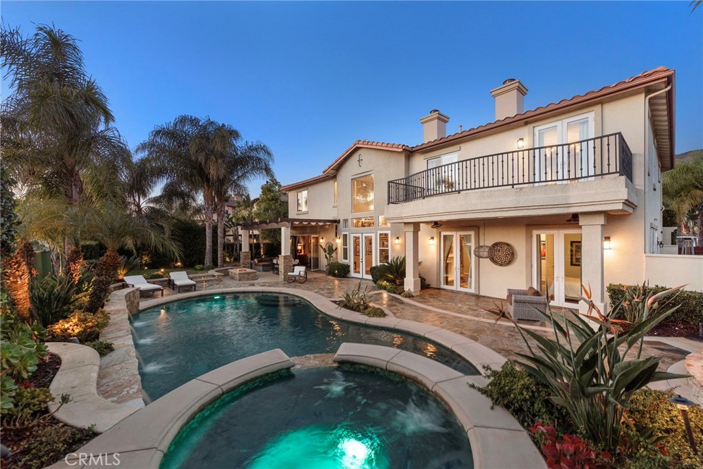 18651 Topanga Canyon Road Silverado, CA 92676 - Photo 49 of 55 a swimming pool view with a outdoor seating