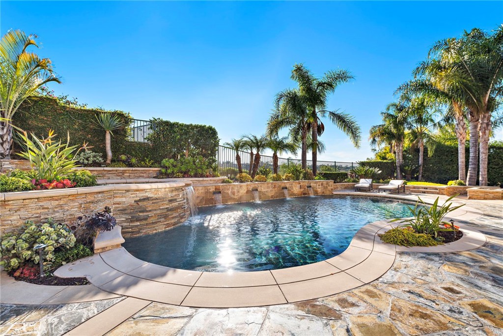18651 Topanga Canyon Road Silverado, CA 92676 - Photo 50 of 55 a view of a swimming pool with a patio