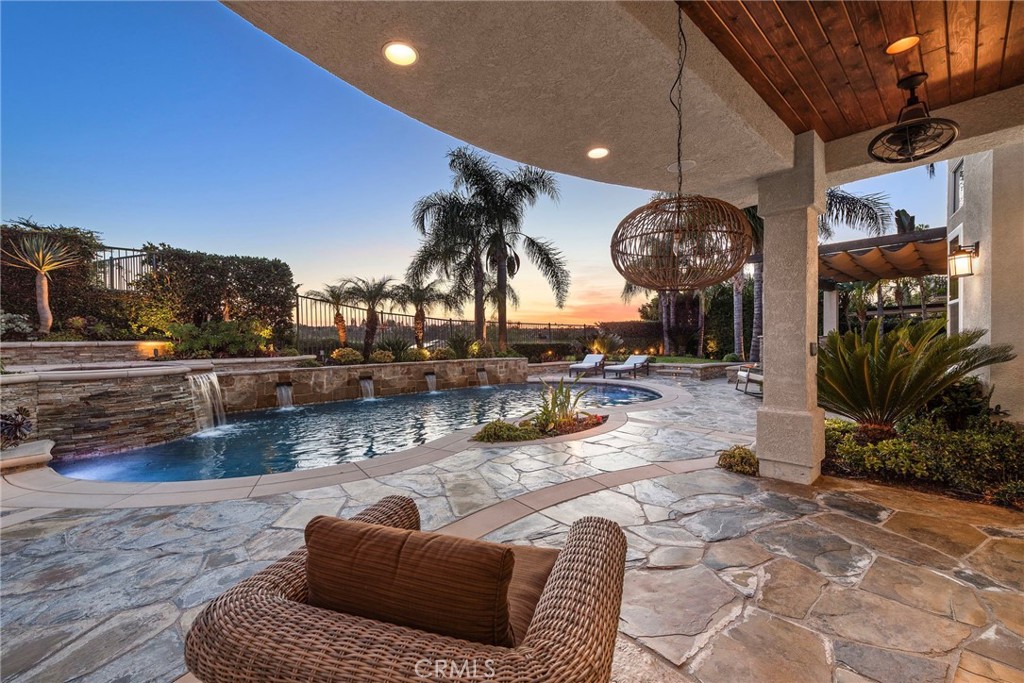 18651 Topanga Canyon Road Silverado, CA 92676 - Photo 52 of 55 a view of a swimming pool with furniture