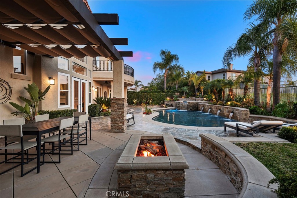 18651 Topanga Canyon Road Silverado, CA 92676 - Photo 53 of 55 a view of swimming pool with outdoor seating and plants