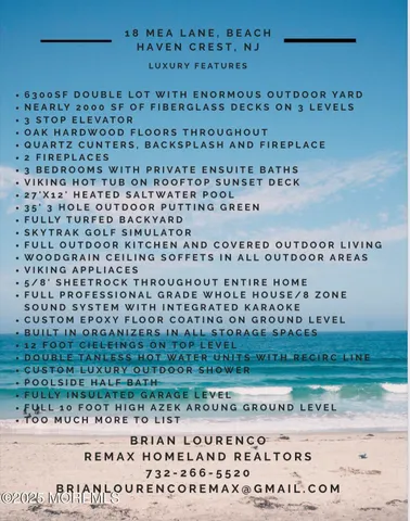 $3,850,000 | 18 Mea Lane, Beach Haven, NJ 08008