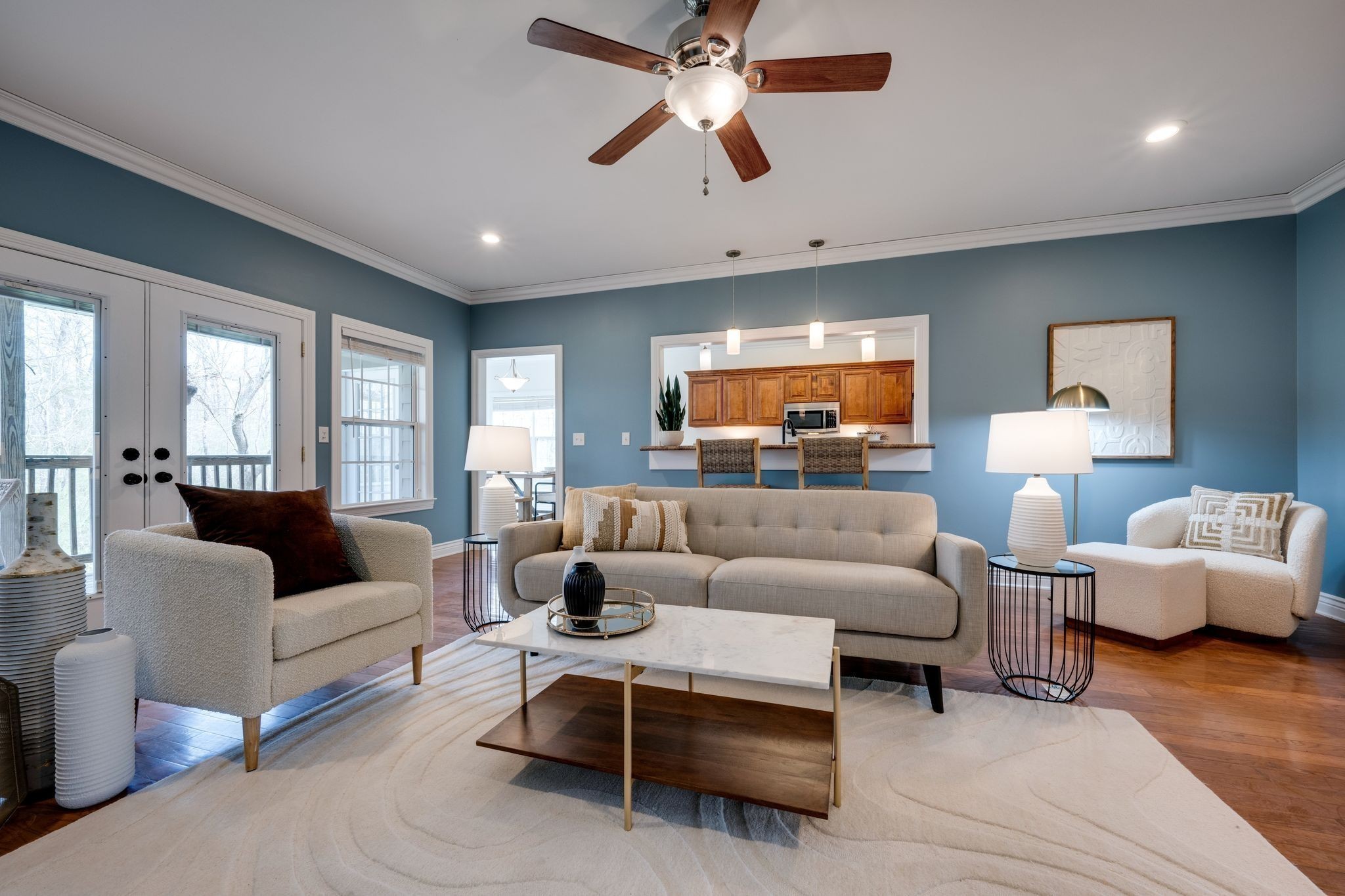 264 Fire Tower Road Dickson, TN 37055 - Photo 8 of 46 a living room with furniture and a large window