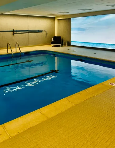 a view of a swimming pool