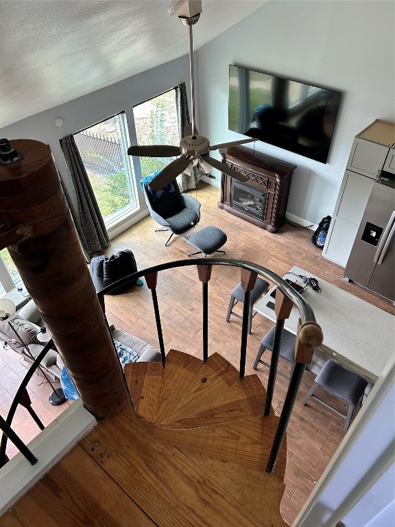 30 Harbour Lane Coldspring, TX 77331 - Photo 27 of 31 a view of a living room and dining room with wooden floor