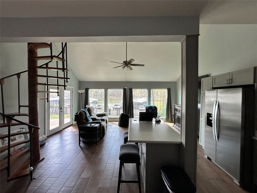 30 Harbour Lane Coldspring, TX 77331 - Photo 8 of 31 a view of a dining room with furniture window and wooden floor