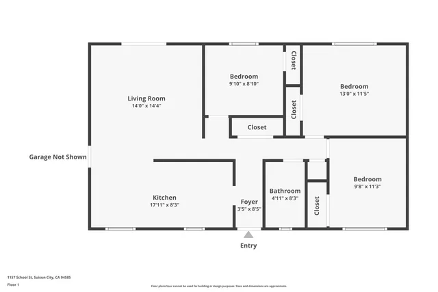 $448,000 | 1157 School Street, Suisun City, CA 94585