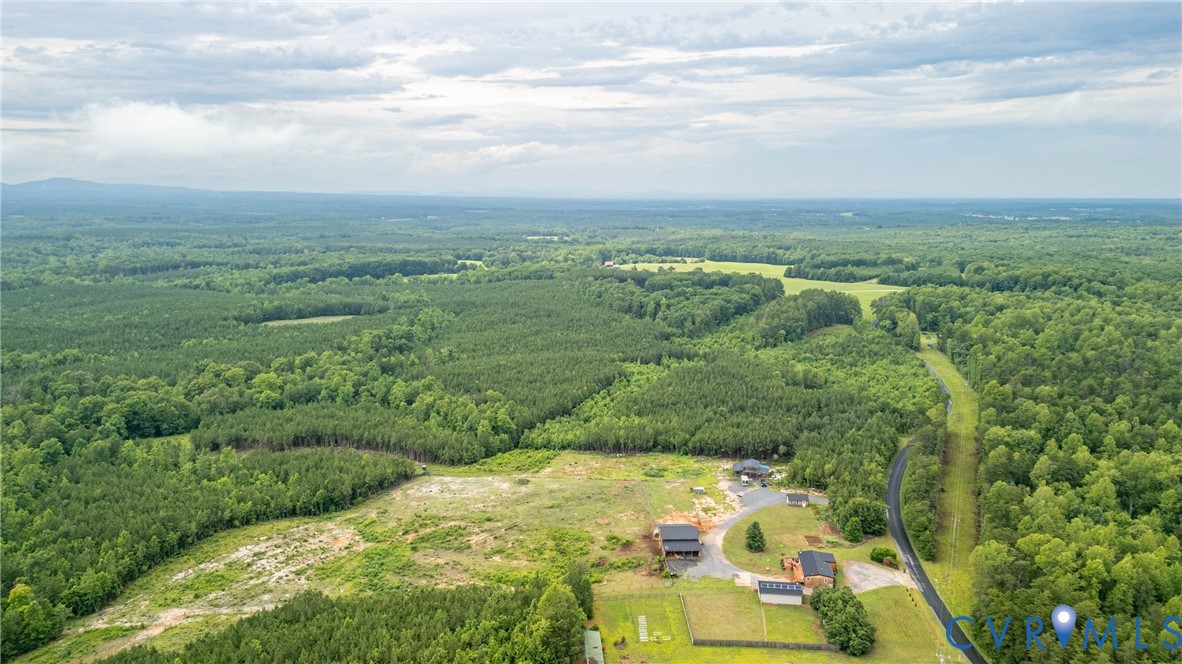 1451 Dixie Hill Road Dillwyn, VA 23936 - Photo 50 of 51 Expansive aerial highlighting a substantial wooded