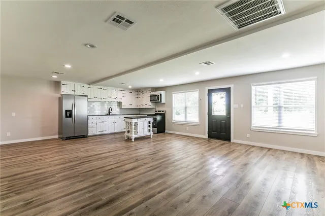 wooden floor in an empty room