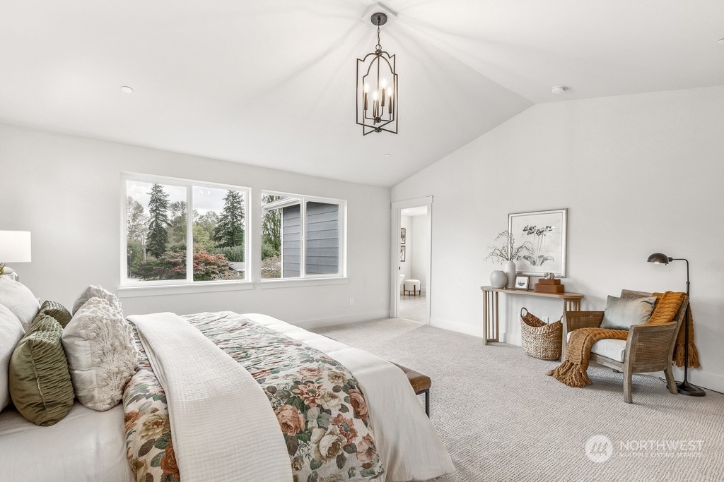 23337 13th (lot 5) Avenue Southeast Bothell, WA 98021 - Photo 25 of 27 a bedroom with a bed and wooden floor